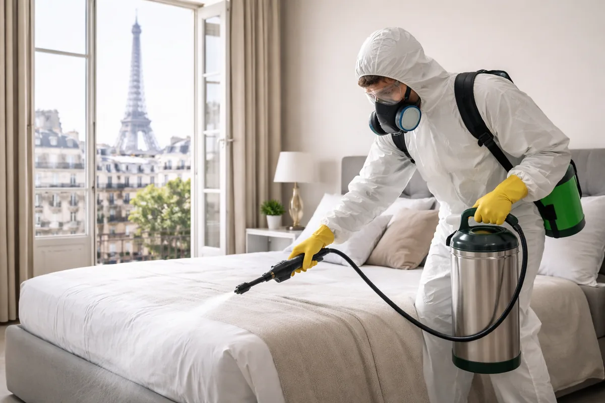 Comment effectuer une intervention de désinfection des punaises de lit à Paris