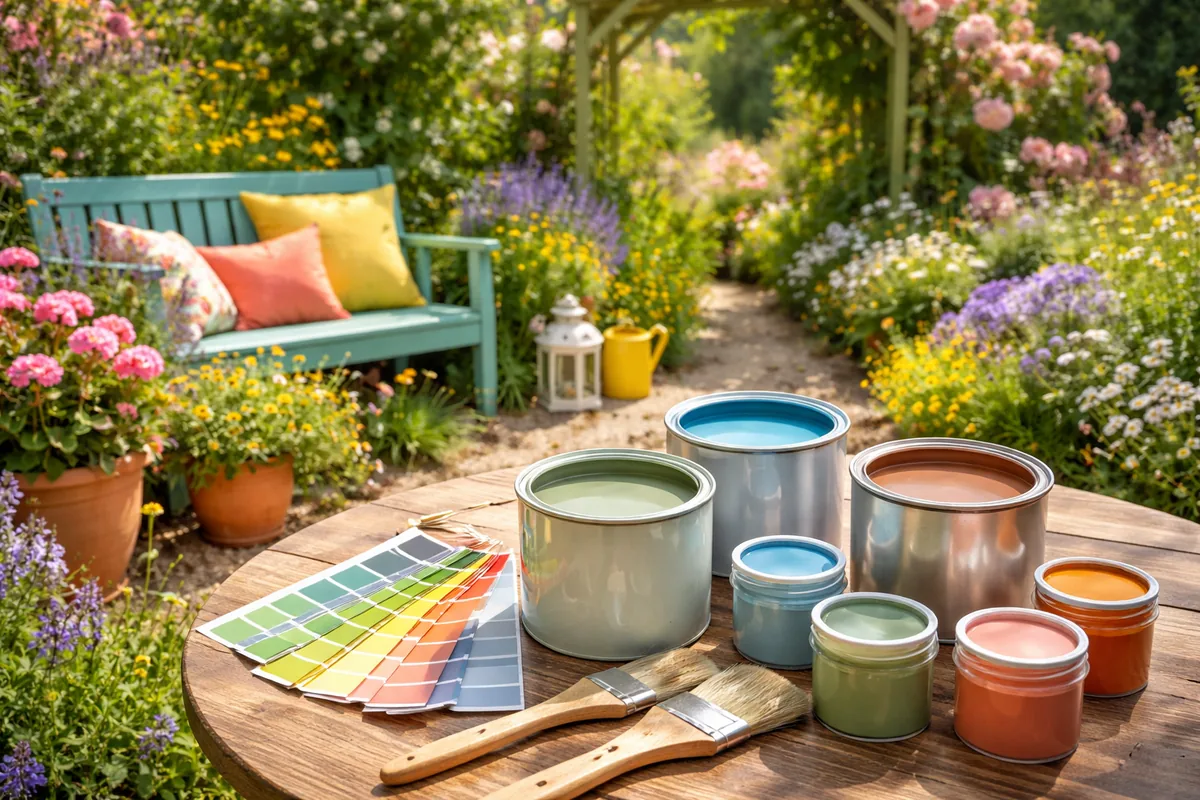 Comment choisir des couleurs de peinture pour embellir son jardin